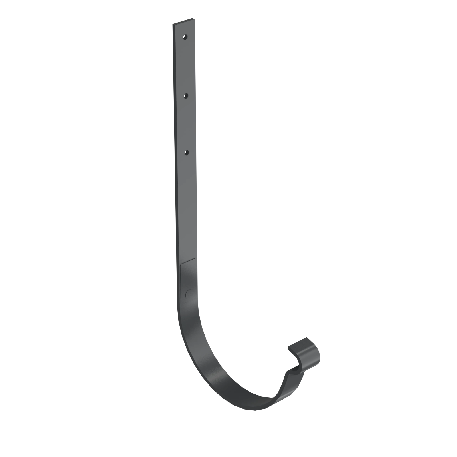 BRYZA STAL Hák žlabu rovný 150 mm grafitový