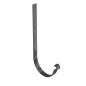 BRYZA STAL Hák žlabu rovný 150 mm grafitový