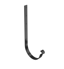 BRYZA STAL Hák žlabu rovný 150 mm černý