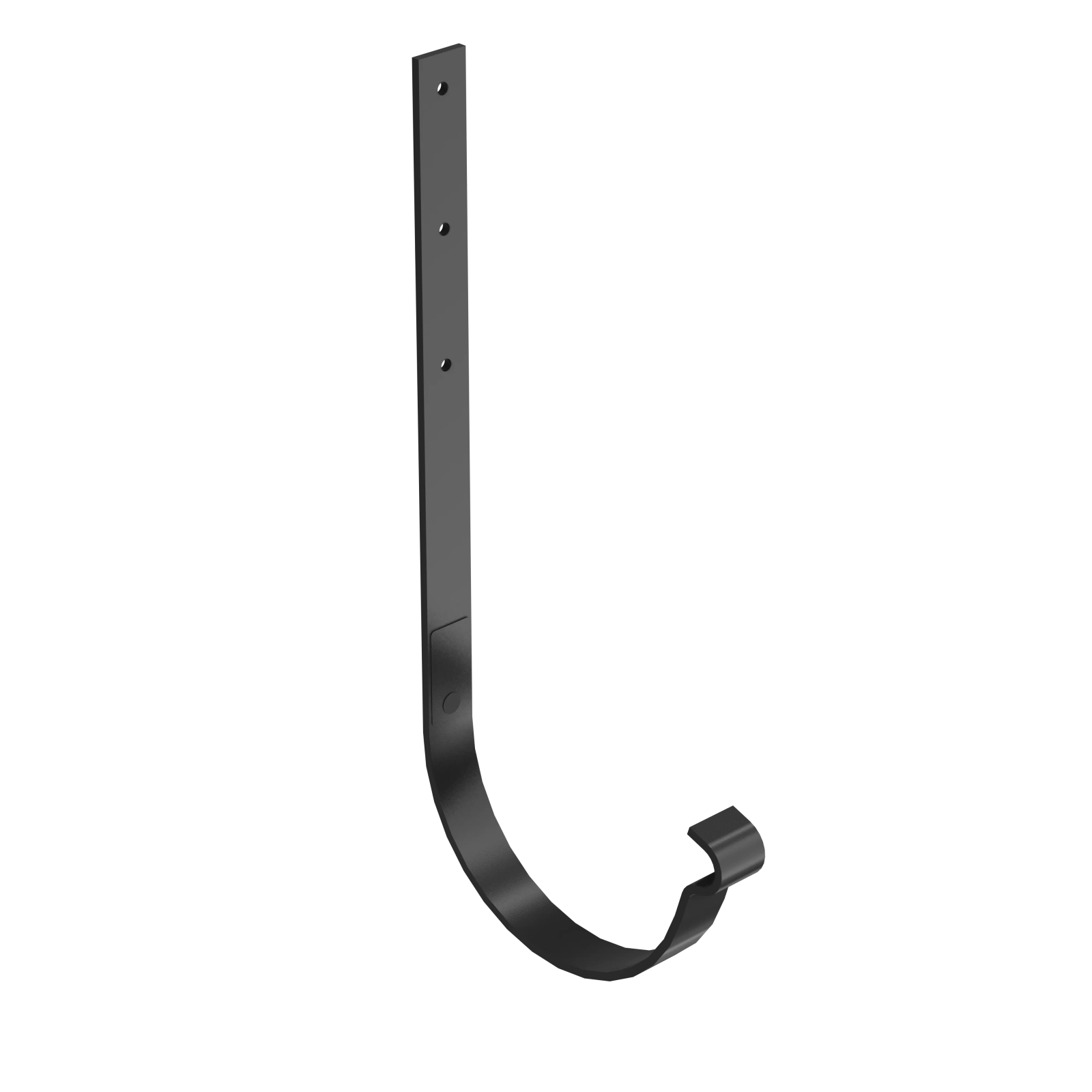 BRYZA STAL Kovový držiak žľabu rovný 150 mm čierny