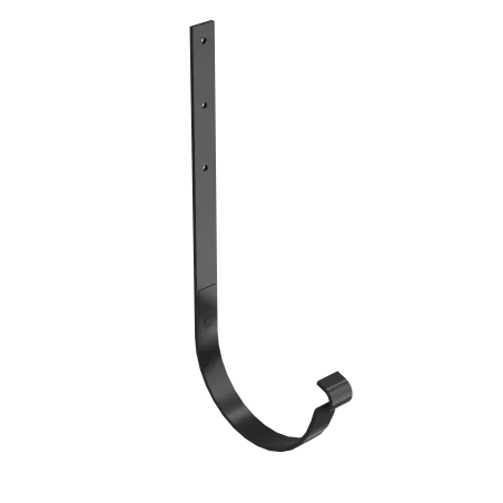BRYZA STAL Hák žlabu rovný 150 mm černý