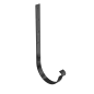 BRYZA STAL Hák žlabu rovný 150 mm černý