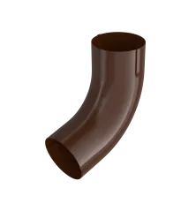 BRYZA STAL Koleno na potrubie 90 mm hnedé