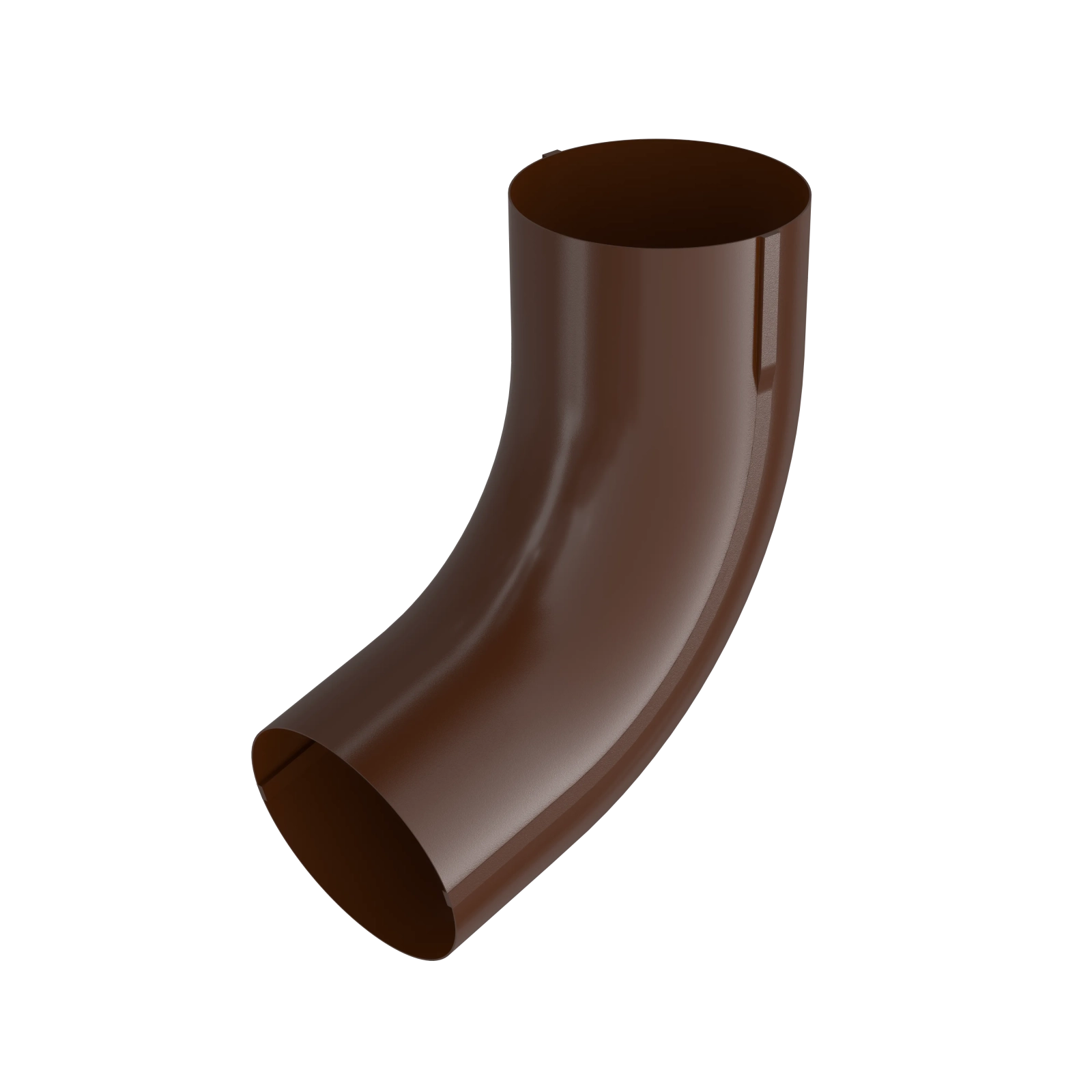 BRYZA STAL Koleno svodu 90 mm hnědá