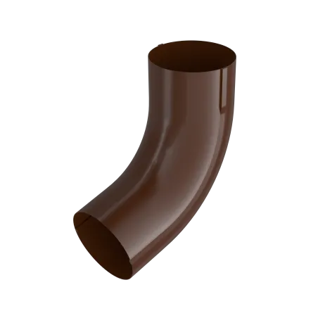 BRYZA STAL Koleno svodu 90 mm hnědá