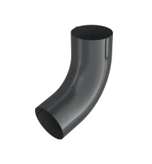 BRYZA STAL Koleno svodu 90 mm grafitová