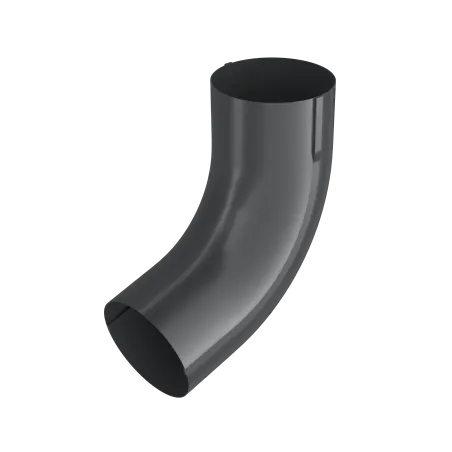 BRYZA STAL Koleno svodu 90 mm grafitová