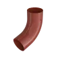 BRYZA STAL Koleno svodu 90 mm cihlově červená