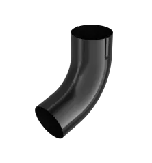 BRYZA STAL Koleno svodu 90 mm černá