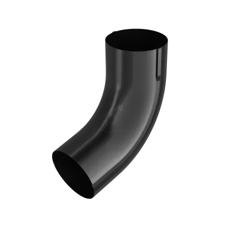 BRYZA STAL Koleno svodu 90 mm černá