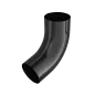 BRYZA STAL Koleno svodu 90 mm černá