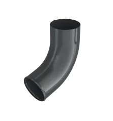 BRYZA STAL Výtokové koleno svodu 90 mm grafitová