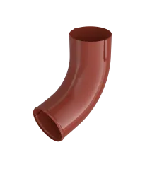 BRYZA STAL Výtokové koleno svodu 90 mm cihlově červená