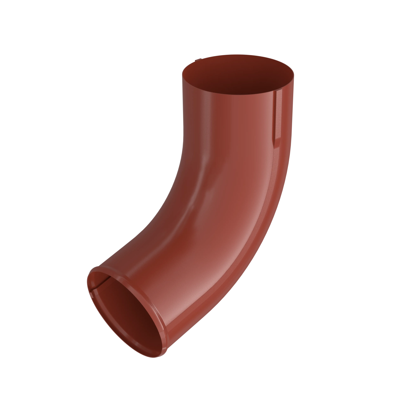 BRYZA STAL Výtokové koleno svodu 90 mm cihlově červená