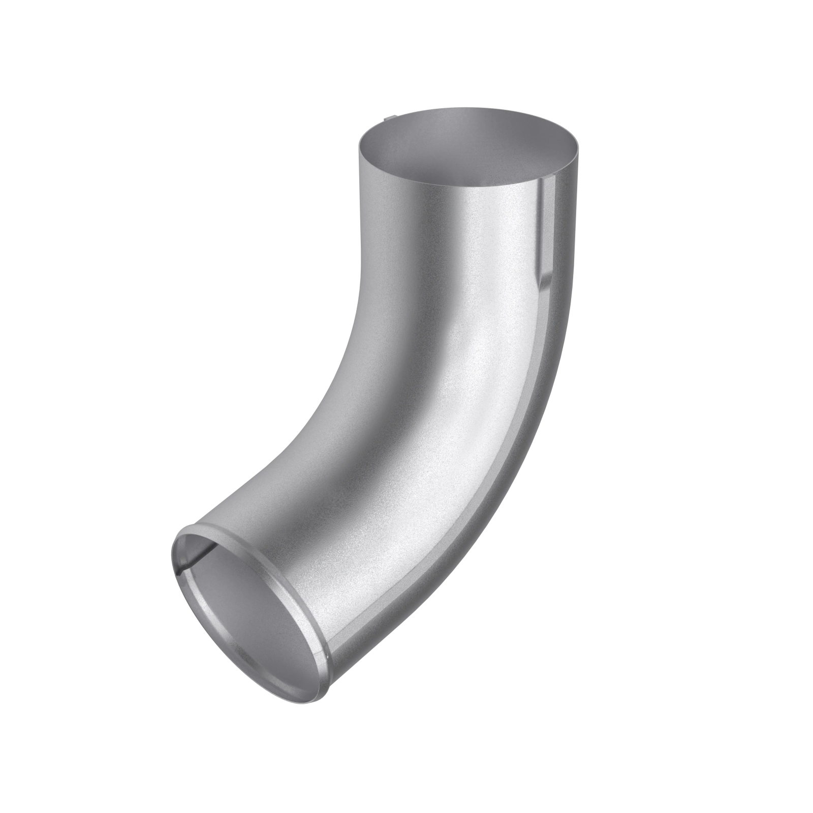 BRYZA STAL Výtokové koleno svodu 90 mm pozink