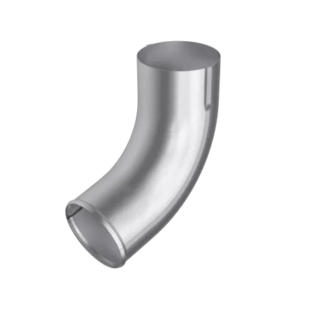 BRYZA STAL Výtokové koleno svodu 90 mm pozink