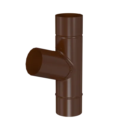 BRYZA STAL Odbočka svodu 90 mm hnědá
