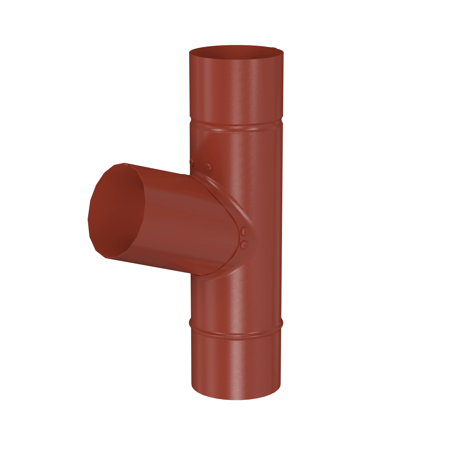 BRYZA STAL Odbočka svodu 90 mm cihlově červená