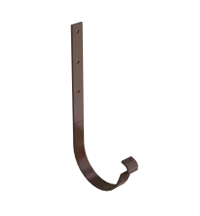 BRYZA STAL Kovová odkvapová konzola rovná 125 mm hnedá