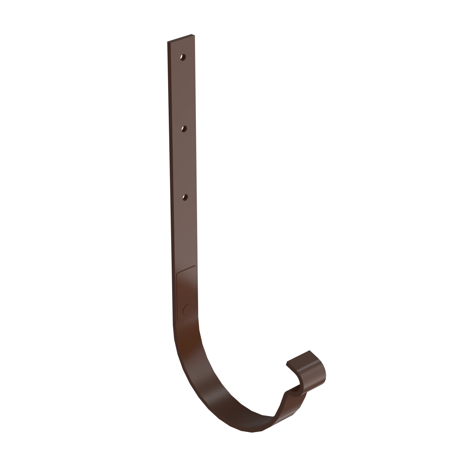 BRYZA STAL Hák žlabu rovný 125 mm hnědý