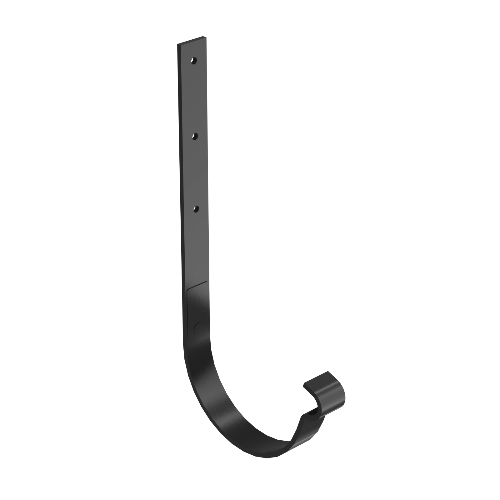 BRYZA STAL Hák žlabu rovný 125 mm černý