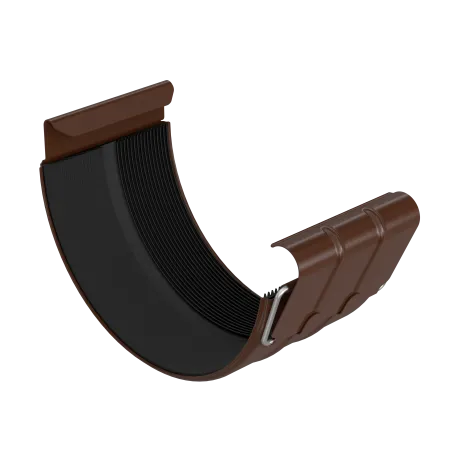 BRYZA STAL Spojka žlabu 150 mm hnědý