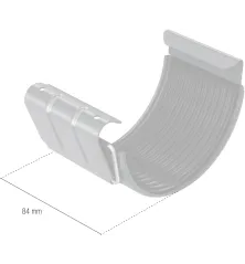 BRYZA STAL Spojka žlabu 150 mm pozink