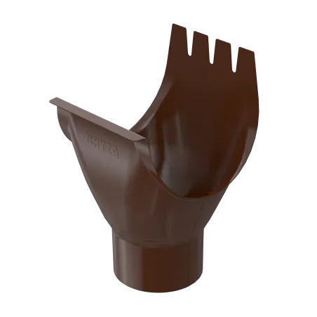 BRYZA STAL Odkvapový žľab 150 / 100 mm hnedý