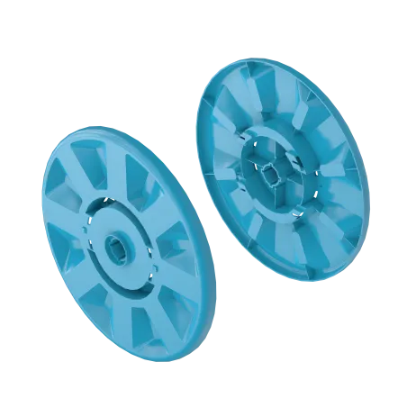 Set bočnice bubnu pro 1 1/2" 60 m ALUPLUS