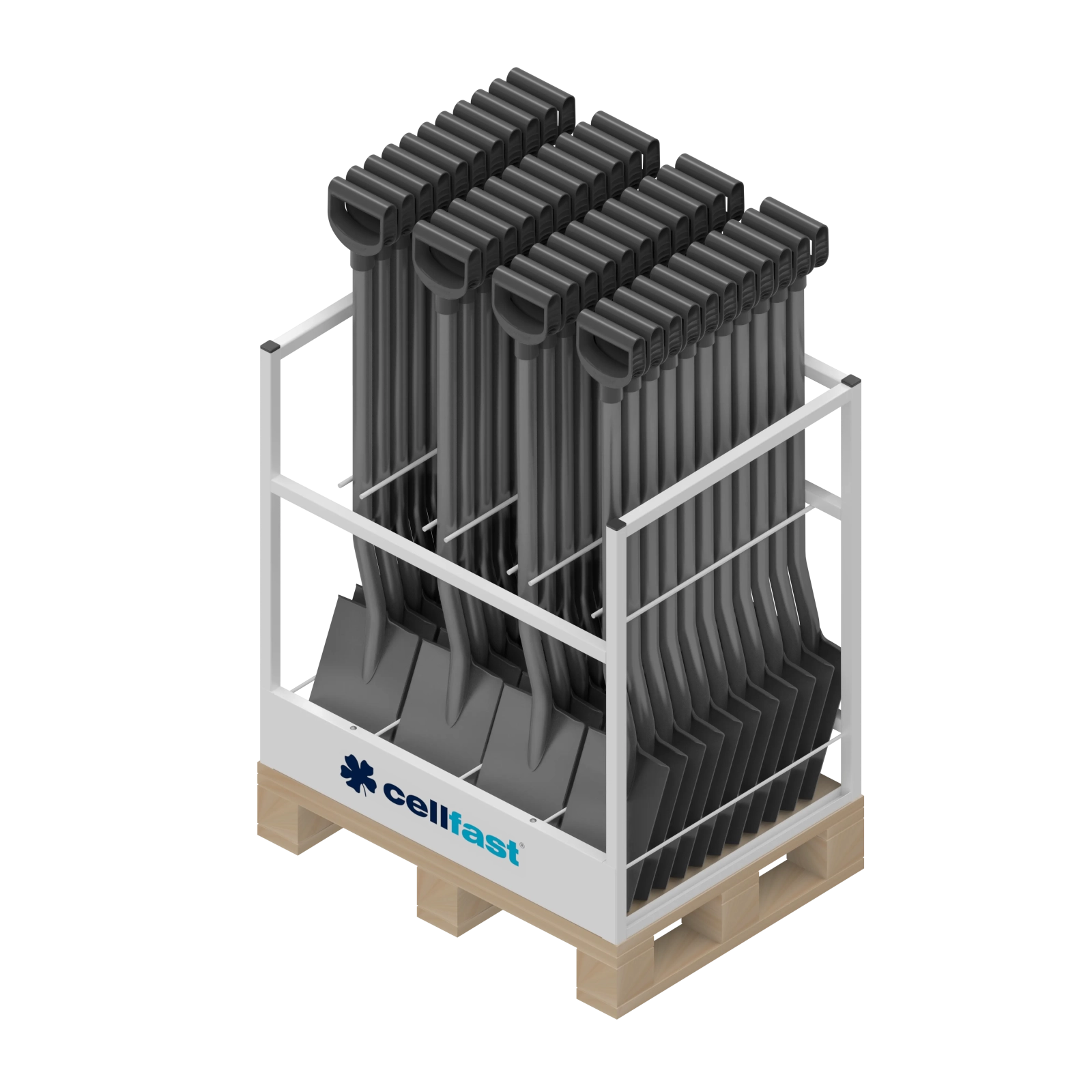 Paletový stojan na kopací nářadí BASIC