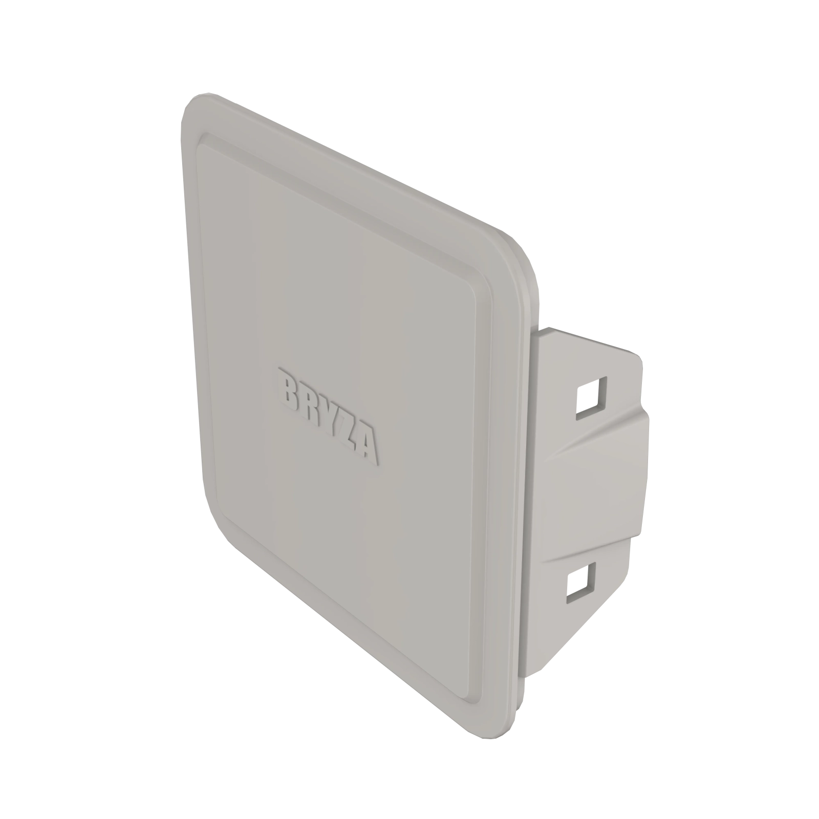 BRYZA PVC zaklapávací plastový kryt čistícího kusu 110 mm bílá (RAL 9010)