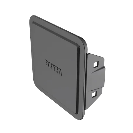 BRYZA PVC Čistiaci kryt 110 mm čierny