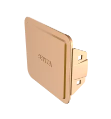 BRYZA PVC zaklapávací plastový kryt čistícího kusu 110 mm měděná