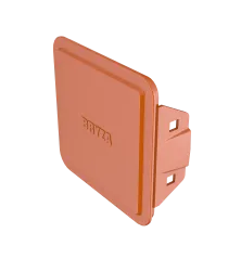 BRYZA PVC zaklapávací plastový kryt čistícího kusu 110 mm cihlově červená (RAL 8004)